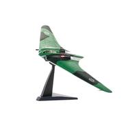 BMAONZ 1/144 para HO229A-0 GO229A-0 All-Wing Fighter Bomber Modelo De Avión De Aleación Verde Coleccionable Avión En Miniatura