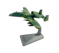 BMAONZ 1/144 para Modelos Aviones De Combate De Ataque A10 del Ejército De La Marina Juguetes para Exhibición Muestra Verde Avión En Miniatura