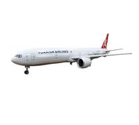 BMAONZ 1/157 para Avión Turco 777 B777 Modelo W Tren De Aterrizaje Ligero Y Rueda De Resina Fundido A Presión Avión En Miniatura(Without Light)