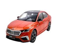 BMAONZ 1:18 para SAIC Skoda Octavia PRO 2021 naranja/azul nebulosa modelo de coche de aleación en miniatura coleccionable (naranja)