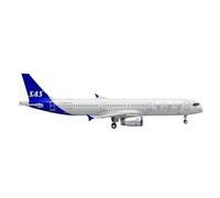 BMAONZ 1:200 para A321 OY-KBH Adorno De Avión Clásico De Moda Aleación Azul Modelo De Avión Juguete Estático Avión En Miniatura