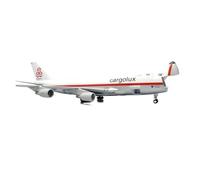BMAONZ 1:200 para B747-400F Avión De Transporte De Carga De Luxemburgo Modelo De Avión Estático Aleación con Cubierta Abatible Avión En Miniatura