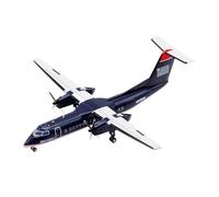 BMAONZ 1:200 para Bombardier Dash 8 DASH8 8Q300 N337EN Modelo De Avión De Aleación Fundida A Presión Modelo Azul Vintage Avión En Miniatura