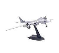 BMAONZ 1:200 para Tu-95ms Bombardero Nuclear Estratégico 95 Modelo De Avión Militar Soporte De Exhibición Negro Avión En Miniatura