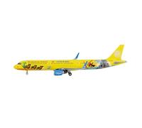 BMAONZ 1/400 para A321-200 / Juneyao B-9957 Modelo De Avión De Metal Amarillo Modelo Raro Decora Tu Espacio Avión En Miniatura(Yellow A)