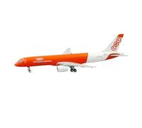 BMAONZ 1:400 para B757-200F OE-LFB Modelo Avión Fundido A Presión De Recuerdo Modelo Artesanal De Fundición A Presión Naranja Avión En Miniatura