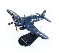 BMAONZ 1:72 para El Avión De Combate Pirata F4U Modelo Coleccionable De Metal Serie F4U con Versión De Soporte Azul Avión En Miniatura(F4U-1 C)