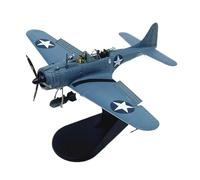 BMAONZ 1:72 para El Modelo De Bombardero Picado SBD Dauntless Midway Avión De Metal Fundido A Presión Simulación Decorativa Avión En Miniatura(Blue A)