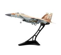 BMAONZ 1/72 para F-15 Fighter Jet F-15I Strike Eagle Modelo De Avión De Metal Israelí Una Sorpresa para Los Aficionados Avión En Miniatura(Yellow with Stand)