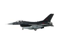 BMAONZ 1/72 para F-16C Classic Fighter Jet 17 Adorno De Aleación Modelo De Avión Decoración A Escala Negra Avión En Miniatura