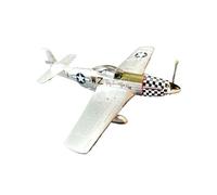BMAONZ 1:72 para Modelo De Avión De Aleación P51D Mustang Fighter Jet Tren De Aterrizaje Plateado con Soporte De Aleación Avión En Miniatura