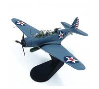BMAONZ 1:72 para TBD Devastator Torpedo Bombardero Portaaviones Modelo De Aleación Avión Realista Serie Azul Avión En Miniatura(Blue A)