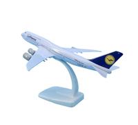 BMAONZ 20CM para B747 Lufthansa Aviones Colección De Aviones De Metal Avión A Escala Juguete Sin Tren De Aterrizaje Avión En Miniatura