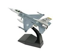 BMAONZ Avión De Combate De Aleación F-16 F-16C Modelo De Avión De Metal Fundido A Presión Color Gris 1/100 Avión En Miniatura