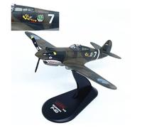 BMAONZ Avión De Combate P-40C Warhawk Aleación Modelo Realista De Recuerdo Clásico Fundido A Presión Escala 1:72 Avión En Miniatura(Green A)