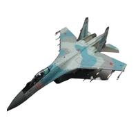 BMAONZ Avión Juguete Fundido A Presión SU-35 Super Flanker Modelo Militar SU-35 Heavy Fighter Fuerza Aérea del Ejército 1/100 Avión En Miniatura(Blue)