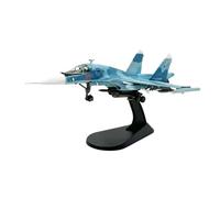 BMAONZ Edición De Exhibición De Modelos De Aviones De Combate Sukhoi Su-34 A Escala 1/100 De Aleación A Gran Escala Avión En Miniatura