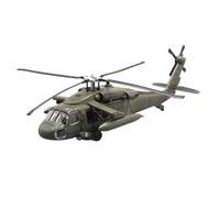 BMAONZ Helicóptero Black Hawk A Escala 1/72 Modelo Militar Caza Aleación Modelos Pequeños Multicolor Avión En Miniatura(Green)