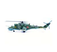BMAONZ Helicóptero Trasero MI-24P Escala 1:72 Modelo De Avión De Metal Ruso Mi-24 Ucraniano Decoración De Aleación Avión En Miniatura(Green B)
