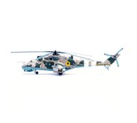 BMAONZ Helicóptero Trasero MI-24P Escala 1:72 Modelo De Avión De Metal Ruso Mi-24 Ucraniano Decoración De Aleación Avión En Miniatura(Green D)