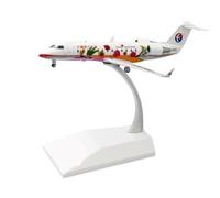 BMAONZ Miniavión De Aleación Eastern CRJ-200 B-3070 Escala 1:200 con Calcomanías De Metal Blanco Coleccionable Avión En Miniatura