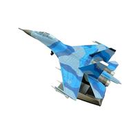 BMAONZ Minimodelo De Avión De Combate De Aleación Su-27 Su-27 SU-35 De La Unión Soviética Y Rusia A Escala 1/100 Avión En Miniatura(Blue A)