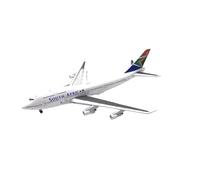 BMAONZ Minimodelo De Avión Estático De Exhibición Aleación con Tren Aterrizaje Sudafricano Escala 1:500 para El Modelo B747-300 Avión En Miniatura
