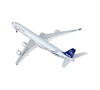 BMAONZ Minimodelo de avión metálico SkyTeam A340-600 a Escala 1/400 decoración y exhibición B-6053 Avión En Miniatura(White A)