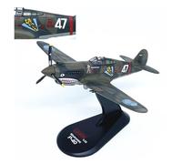 BMAONZ Modelo A Escala 1:72 del Avión Combate P-40C Warhawk Modelo A Escala Verde Simulación Fundición A Presión Serie Adornos Avión En Miniatura(Green D)
