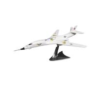 BMAONZ Modelo De Avión De Aleación De Caza ala En Flecha Variable B-1B Lancers Bombardero Estratégico Largo Alcance 1/144 Avión En Miniatura(White B)