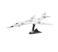 BMAONZ Modelo De Avión De Aleación De Caza ala En Flecha Variable B-1B Lancers Bombardero Estratégico Largo Alcance 1/144 Avión En Miniatura(White C)