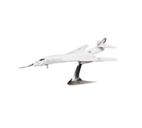 BMAONZ Modelo De Avión De Aleación De Caza ala En Flecha Variable B-1B Lancers Bombardero Estratégico Largo Alcance 1/144 Avión En Miniatura(White A)