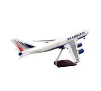 BMAONZ Modelo De Avión De Aleación Fundida A Presión Transaero B747 De Rusia Versión Iluminada 1/150 Miniatura De Gran Escala Avión En Miniatura(Without Light)