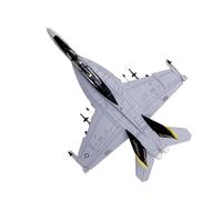 BMAONZ Modelo De Avión De Combate De Metal Militarizado con Bandera Pirata F/A-18F F-18 Super Hornet Escala 1:100 Avión En Miniatura