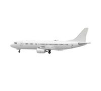 BMAONZ Modelo De Avión De Metal Multicolor Pulido Y Pintado En Blanco Escala 1:400 B737-300 Avión En Miniatura(White)