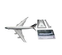 BMAONZ Modelo De Avión De Pasajeros De Aleación Cathay Pacific B747-400 (1/400) Adorno De Metal Avión En Miniatura(White B)