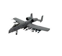 BMAONZ Modelo De Avión Metal Fundido A Presión para Exhibición Escritorio Modelo 1/100 para A10 A-10A A10A Avión De Ataque Caza Avión En Miniatura