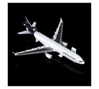 BMAONZ Modelo De Carga Fundido A Presión De Lufthansa Blanco para Interior Escala 1/400 del Mcdonnell Douglas MD-11 D-ALCD Avión En Miniatura(White C)