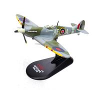 BMAONZ Modelo De Metal A Escala 1:72 para Avión Combate MKV Spitfire Versión Cuerpo Completamente Metálico Serie Coleccionable Avión En Miniatura(Green B)
