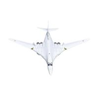 BMAONZ Modelo De Metal Realista De Juguete para Bombarderos Furtivos Y Aviones Transporte B-2A/B-52H/B-1B/TU-160 Escala 1:200 Avión En Miniatura(White)