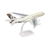 BMAONZ Modelo Juguete Plástico para Ensamblar Escala 1/250 para El A380 De Etihad Recuerdo A Pequeña Escala (Nueva Decoración) Avión En Miniatura