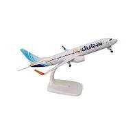 BMAONZ Modelos A Escala Aviones 20 Cm para Volar Flydubai B737 Dubai Boeing 737-800 Modelo De Avión De Línea Aérea Avión En Miniatura