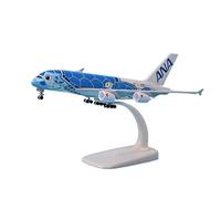 BMAONZ Modelos A Escala Aviones 20cm Escala 1 400 para Airbus A380 Ana Tortuga Avión De Línea Aérea con Tren De Aterrizaje Modelo De Avión De Aleación Avión En Miniatura