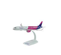 BMAONZ Modelos A Escala Aviones Juguete Modelo De Avión A321 Apto para WIZZ Air 22cm Base De Resina Ensamblada Colección De Aviones De Exhibición Estática Avión En Miniatura
