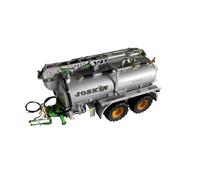 BMAONZ Tanque de agua Volumetra 20000TS 1:32 para tanque de agua, tanque de aceite, modelo de tractor de aleación, color plateado coleccionable