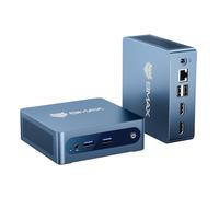 BMAX B1Plus Mini PC Win 11, Intel Celeron J3355(hasta 2,5 GHz) 6 GB LPDDR3, 128 GB eMMC SSD, Mini Ordenador de Sobremesa, Micro PC,WiFi 5, BT5.0, 4K@60HZ UHD Dual Display para Oficina