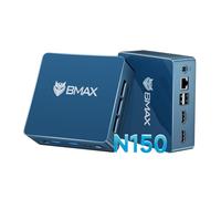 BMAX B4Ultra Mini PC Intel Twin Lake N150 (hasta 3,6 GHz) 12 GB LPDDR5 512 GB M.2 NVMe SSD, Micro PC W-11 Pro,Doble Pantalla 4K @60Hz Mini Ordenador de Sobremesa WiFi, BT/Type-C, Para Negocios Oficina