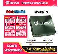 BMAX B6Pro MINI PC Intel® Core™ i5 16GB 512GB SSD Windows 11 2.4GHz/5GHz Dual Band Wi-Fi Type-C/HDMI B6PRO
