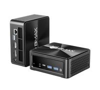 BMAX Mini PC, AMD Ryzen 7 5700U (8C/16T, hasta 4,3 GHz), mini ordenador 16 GB DDR4 512 GB NVMe SSD, HDMI, Type-C, DP1.4 Triple Display 4 K @ 60 Hz WiFi 6 BT5.2 Micro Gaming PC WIN-11 PRO, Studio