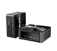 BMAX Mini PC, AMD Ryzen 7 5825U (8C/16T, hasta 4,5 GHz), B5A Pro Mini Ordenadores de sobremesa 16GB RAM DDR4 512GB NVMe SSD, HDMI/Type-C/DP/WiFi 6/para Oficina, Ordenador Pequeño, Desktop PC